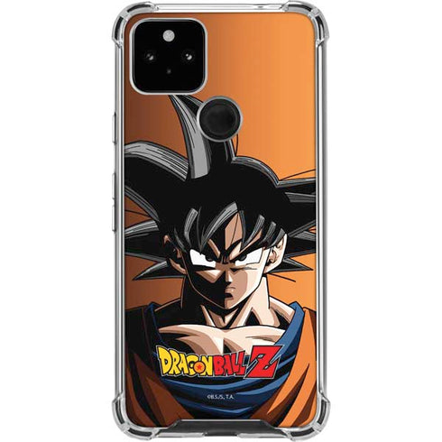 Dragon Ball Z Goku Portrait Google Pixel 5a 5G Clear Case